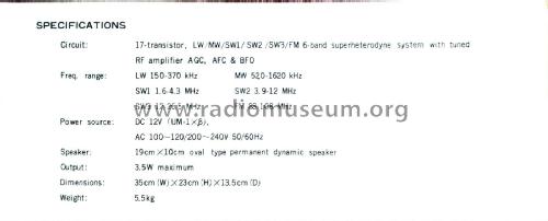 Multi Band Deluxe FV 1800; Sharp; Osaka (ID = 2119024) Radio