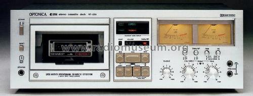 Optonica Stereo Cassette Deck RT-E80; Sharp; Osaka (ID = 648773) Enrég.-R