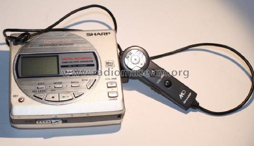 Portable Minidisc Recorder MD-MT20; Sharp; Osaka (ID = 1330215) Sonido-V