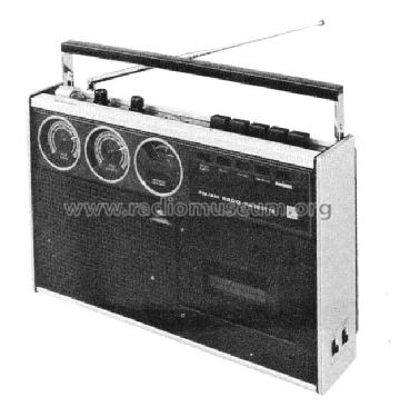 FM/AM Radio Cassette RD-438H; Sharp; Osaka (ID = 1252934) Radio