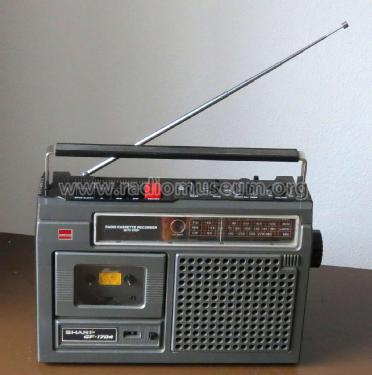 Radio - Tape Recorder GF-1704H; Sharp; Osaka (ID = 2084082) Radio