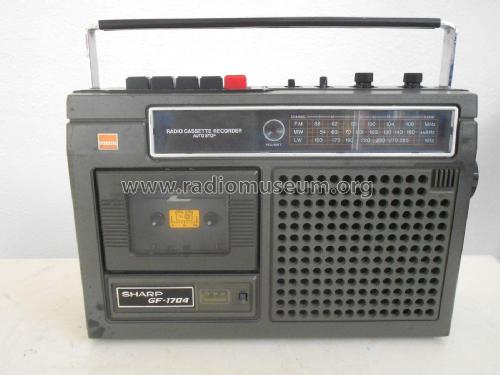 Radio - Tape Recorder GF-1704H; Sharp; Osaka (ID = 2230966) Radio
