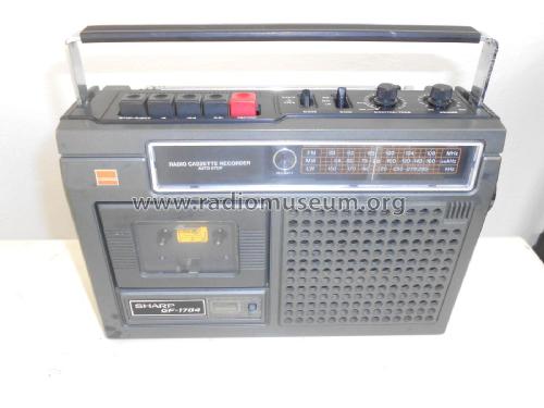 Radio - Tape Recorder GF-1704H; Sharp; Osaka (ID = 2230967) Radio