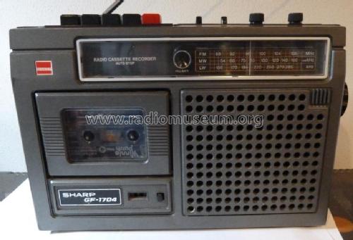 Radio - Tape Recorder GF-1704H; Sharp; Osaka (ID = 2519768) Radio