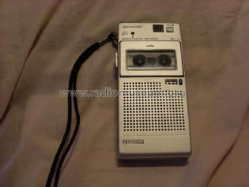 Microcassette Recorder RD-110X; Sharp; Osaka (ID = 1439645) R-Player