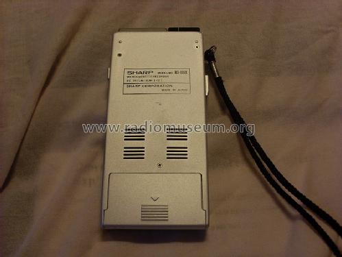 Microcassette Recorder RD-110X; Sharp; Osaka (ID = 1439646) R-Player