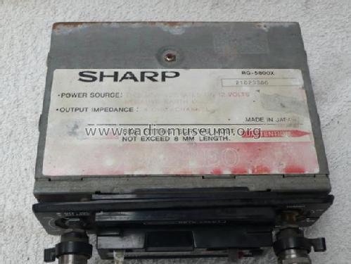 Cassette Car Stereo RG-5800X; Sharp; Osaka (ID = 1614235) Car Radio