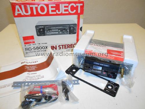 Cassette Car Stereo RG-5800X; Sharp; Osaka (ID = 2322477) Car Radio
