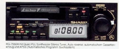 RG-7550H; Sharp; Osaka (ID = 560930) Car Radio