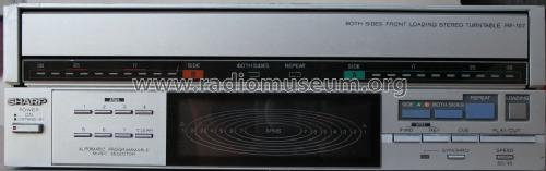 Both Sides Front Loading Stereo Turntable RP-107H; Sharp; Osaka (ID = 467544) R-Player