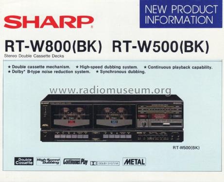 RT-W500H; Sharp; Osaka (ID = 1716417) R-Player