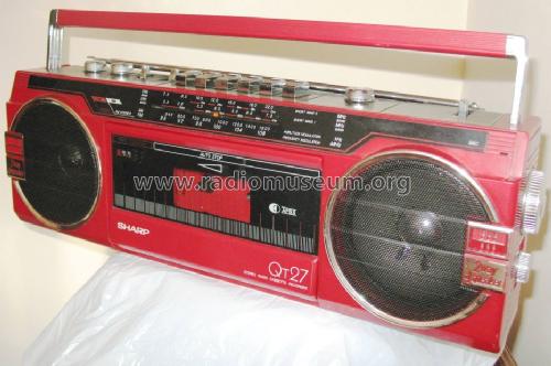 Stereo Radio Cassette Recorder QT-27Z; Sharp; Osaka (ID = 1297192) Radio