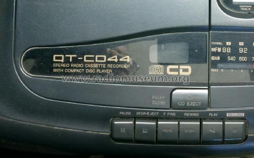 Stereo Radio Cassette Recorder with Compact Disc Player QT-CD44H; Sharp; Osaka (ID = 2382743) Radio