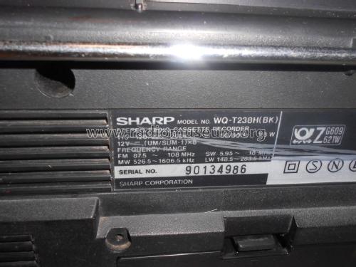 Stereo Radio Cassette Recorder WQ-T238H; Sharp; Osaka (ID = 2348084) Radio