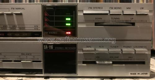 Stereo Receiver SA-116H; Sharp; Osaka (ID = 2487558) Radio