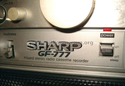 The Searcher 4 Band Stereo Radio Cassette Recorder GF-777Z; Sharp; Osaka (ID = 2051986) Radio