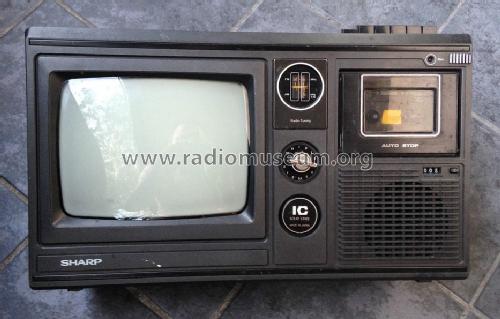 Tri-Mate 1000 TV AM/FM Radio Cassette Recorder 10P-18X; Sharp; Osaka (ID = 1656669) Fernseh-R
