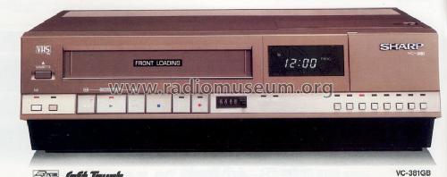 Video Cassette Recorder VC-381; Sharp; Osaka (ID = 1339039) R-Player