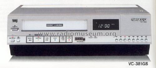 Video Cassette Recorder VC-381; Sharp; Osaka (ID = 1339040) R-Player
