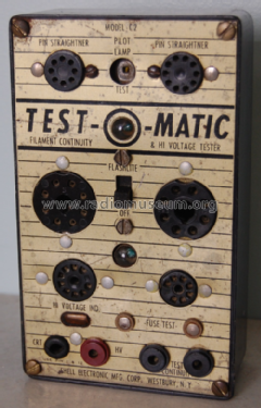 Test-O-Matic C2; Shell Electronic Mfg (ID = 2568473) Ausrüstung