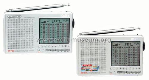 PLL FM Stereo/SW MW LW Dual Conversion Synthesized World Receiver DE-1103; Degen 深圳市德劲电子有限公司 (ID = 1838692) Radio