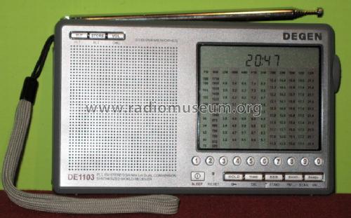 PLL FM Stereo/SW MW LW Dual Conversion Synthesized World Receiver DE-1103; Shenzhen Degen 深圳... (ID = 792790) Radio