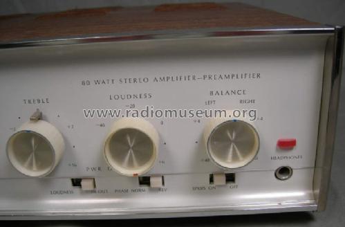 Stereo Amplifier-Preamplifier S-5500 IV ; Sherwood, Chicago (ID = 995318) Ampl/Mixer