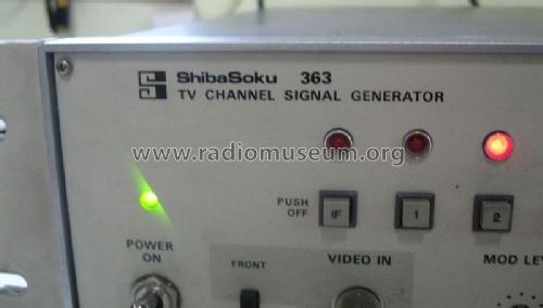 TV Channel Signal Generator 363 G; ShibaSoku Co. Ltd.; (ID = 1205828) Equipment