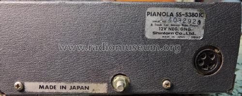 Pianola 8 Track Car Stereo Tape Player SS-5380 IC; Shintokyo Musen (ID = 2386134) R-Player