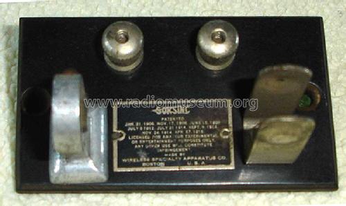Sorsinc Stand Alone Crystal Detector; Ship Owners Radio (ID = 1022818) Radio part