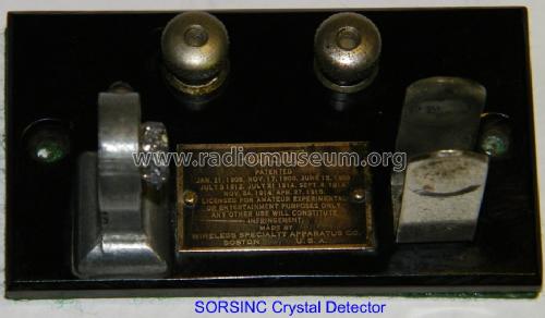 Sorsinc Stand Alone Crystal Detector; Ship Owners Radio (ID = 887375) Radio part