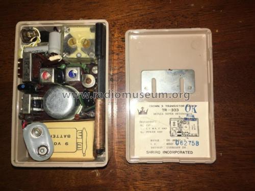 All Transistor TR-333; Crown Radio Corp.; (ID = 2249832) Radio