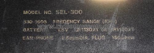 AM Receiver SEL-300; SHS; where? (ID = 1783901) Radio