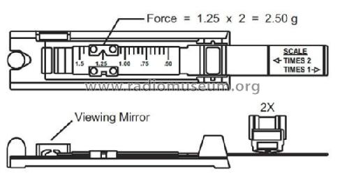 Precision Stylus Force Gauge SFG-2; Shure; Chicago, (ID = 1977559) Equipment