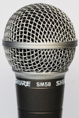 Cardioid Dynamic Microphone SM58; Shure; Chicago, (ID = 1661510) Microfono/PU