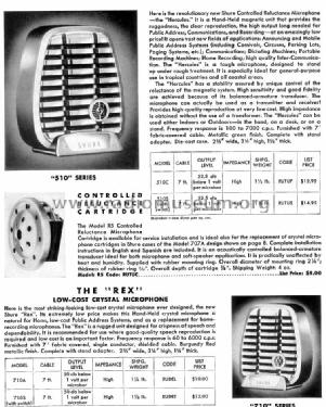 CR-81 ; Shure; Chicago, (ID = 1426087) Mikrofon/TA