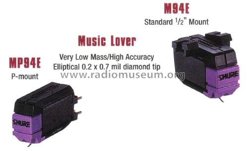 Music Lover M94E; Shure; Chicago, (ID = 1807065) Microphone/PU