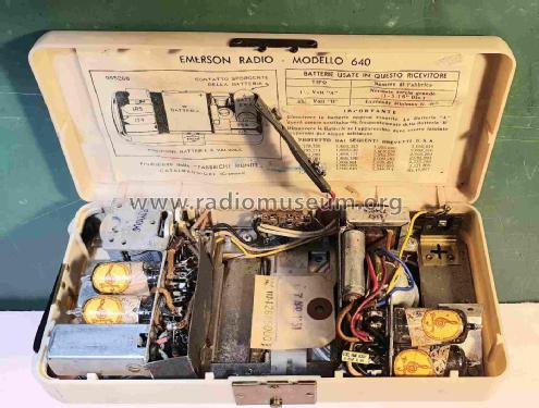 Emerson 640; SICART; Milano (ID = 2692351) Radio