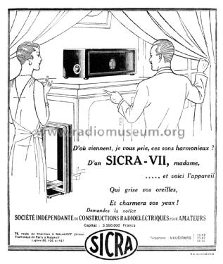 Sicra-VII ; Sicra; Malakoff (ID = 2064677) Radio