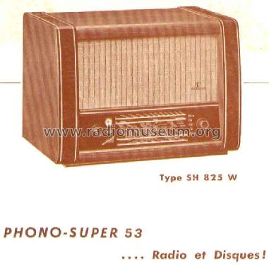 Phonosuper 53 SH825W; Siemens (ID = 497700) Radio