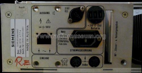 Leistungsverstärker 120 W A401 ; Siemens-Austria WSW; (ID = 838063) Ampl/Mixer