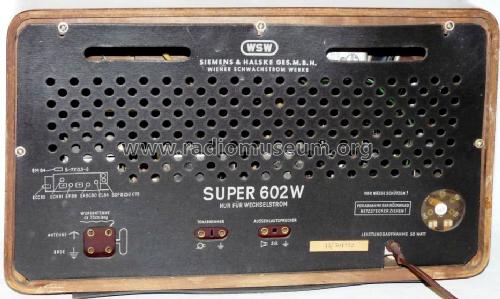 Domino Super 602W ; Siemens-Austria WSW; (ID = 1723541) Radio