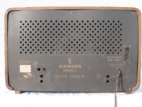 Gross-Super 1560W; Siemens-Austria WSW; (ID = 419688) Radio