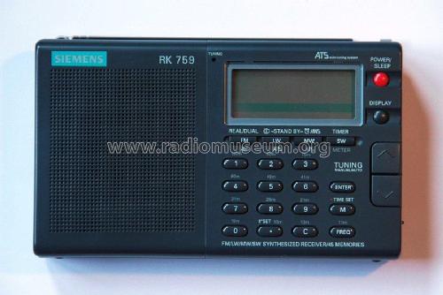 FM/LW/MW/SW Synthesized Receiver RK759; Siemens-Austria WSW; (ID = 2616769) Radio