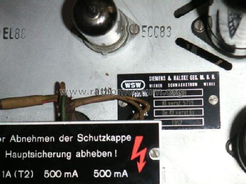 Kinoverstärker WSW 5719; Siemens-Austria WSW; (ID = 182861) Ampl/Mixer