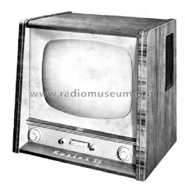 Kurier 59 FS5843; Siemens-Austria WSW; (ID = 149805) Television