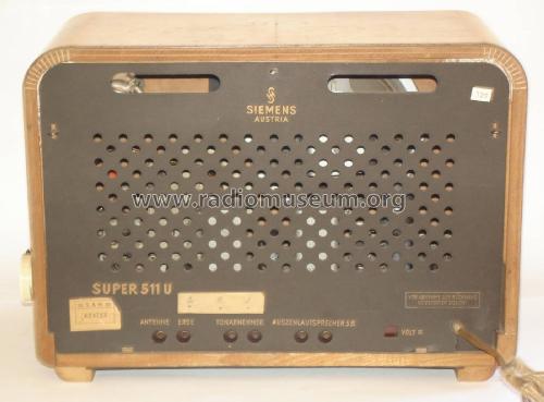 Mittelsuper 511U; Siemens-Austria WSW; (ID = 2625232) Radio