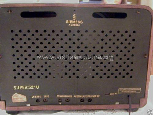 Mittelsuper 521U; Siemens-Austria WSW; (ID = 174552) Radio