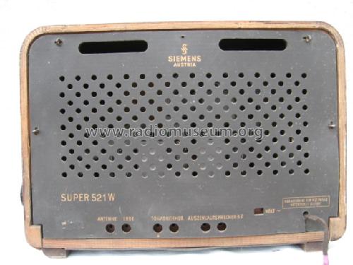 Mittelsuper 521W; Siemens-Austria WSW; (ID = 324265) Radio