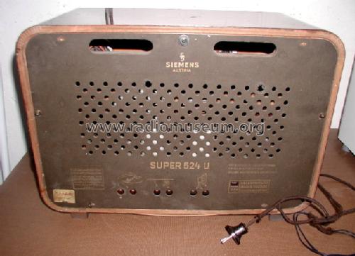 Mittelsuper 524U; Siemens-Austria WSW; (ID = 351096) Radio